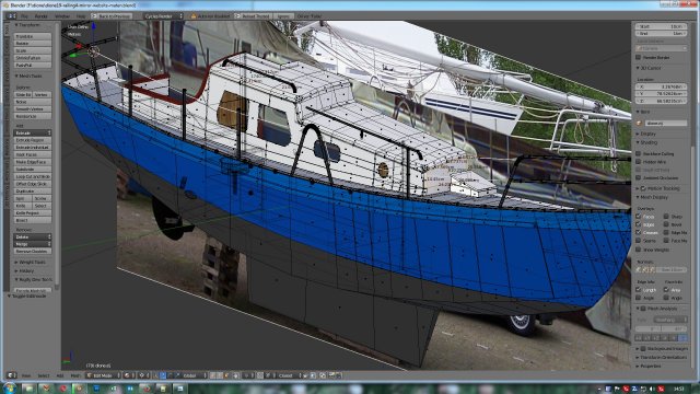 blender dione bouwtekening